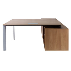 Mascagni Online 3 Single Desk with Supporting Cabinet